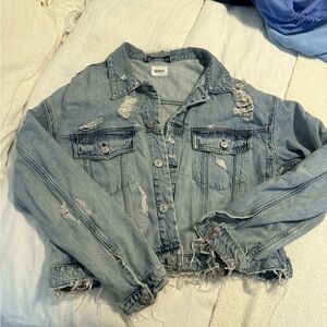 Hudson Jeans Distressed Jean Jacket